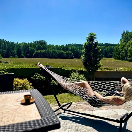 펜션 Dworek Nad Jeziorem Z Prywatna Plaza *