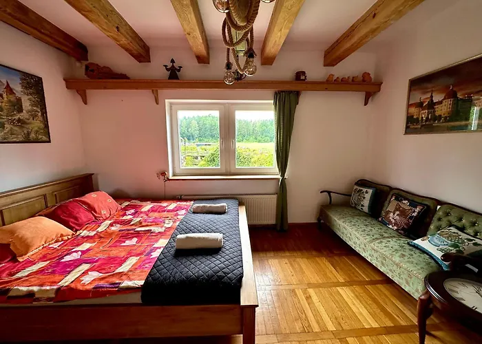 Dworek Nad Jeziorem Z Prywatną Plażą Dom wakacyjny