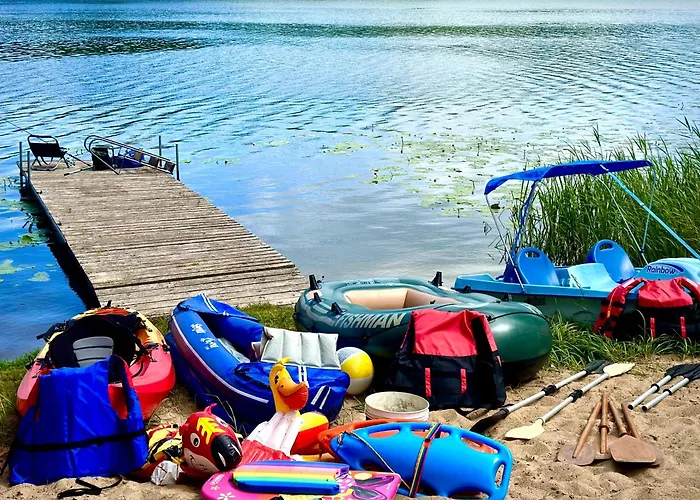 Dworek Nad Jeziorem Z Prywatną Plażą *