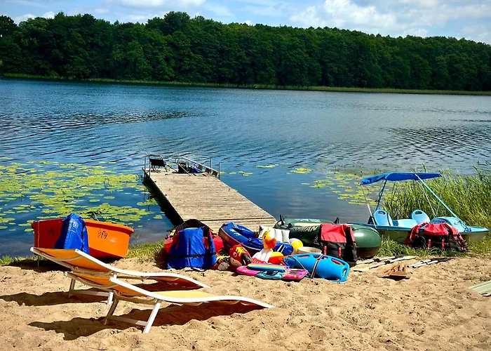 Dworek Nad Jeziorem Z Prywatną Plażą * Krąg